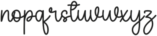 Alphabet Homemade Regular otf (400) Font LOWERCASE