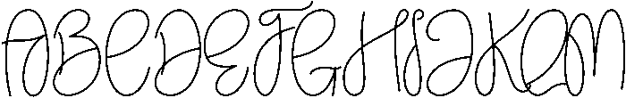 Alphabet Regular otf (400) Font UPPERCASE