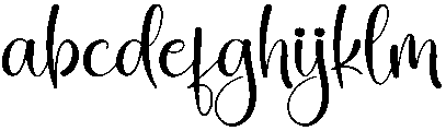 Alphabet Regular otf (400) Font LOWERCASE