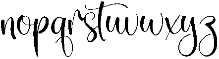 Alphabet Regular otf (400) Font LOWERCASE
