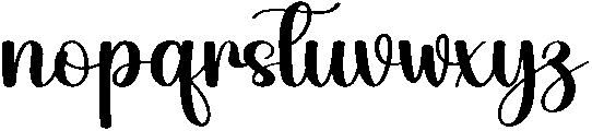Alphabet Regular otf (400) Font LOWERCASE