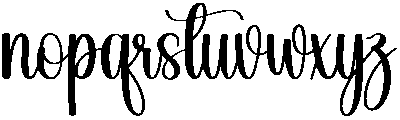 Alphabet Regular otf (400) Font LOWERCASE
