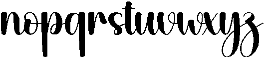 Alphabet Regular otf (400) Font LOWERCASE