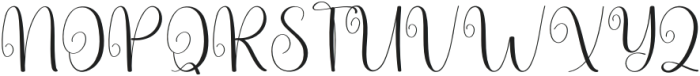 Alphabet Script Regular otf (400) Font UPPERCASE