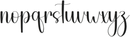Alphabet Script Regular otf (400) Font LOWERCASE