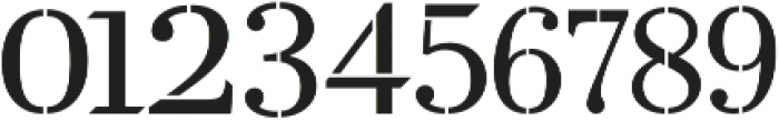 Alphabet Stencils otf (400) Font OTHER CHARS