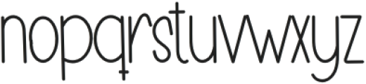 Alphabet Style Regular otf (400) Font LOWERCASE