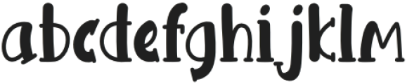 Alphastr Regular otf (400) Font LOWERCASE