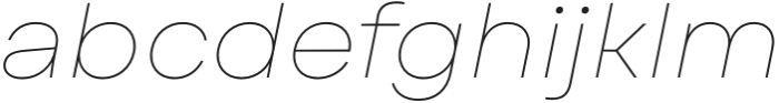 Alphazet Hairline Italic otf (100) FONT