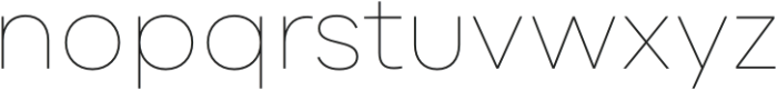 Alphazet Hairline otf (100) Font LOWERCASE