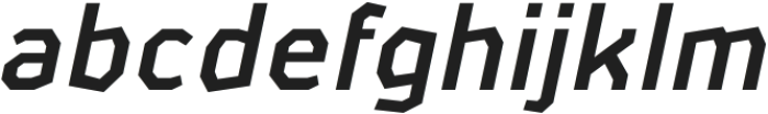 Alphii SemiBold Italic otf (600) Font LOWERCASE