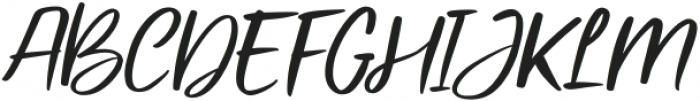 Alpiar-Italic otf (400) Font UPPERCASE