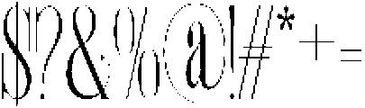 Alqeon otf (400) Font OTHER CHARS