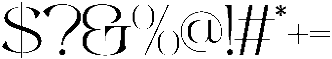 Alrays Bloom Thin otf (100) Font OTHER CHARS