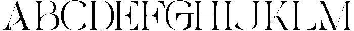 Alrays Bloom Thin otf (100) Font UPPERCASE