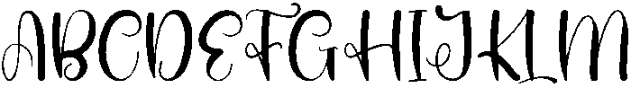 Alright Regular otf (400) Font UPPERCASE