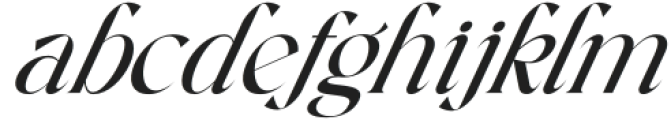 Alsigna Cheska Italic otf (400) Font LOWERCASE