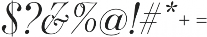 Alstera Oblique otf (400) Font OTHER CHARS