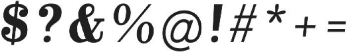 Alta Mesa Fill L Regular Italic otf (400) Font OTHER CHARS