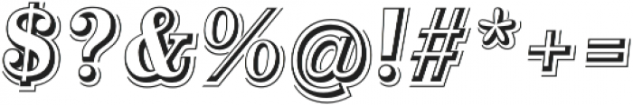 Alta Mesa Open L Regular Italic otf (400) Font OTHER CHARS