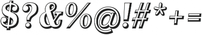 Alta Mesa Open Regular Italic otf (400) Font OTHER CHARS