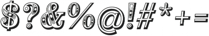 Alta Mesa Regular Italic otf (400) Font OTHER CHARS