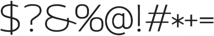 Altair Thin otf (100) Font OTHER CHARS