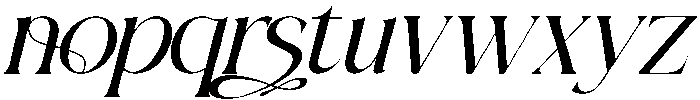Altamira Sentiment Italic otf (400) Font LOWERCASE