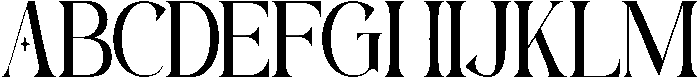 Altamira Sentiment Regular otf (400) Font UPPERCASE
