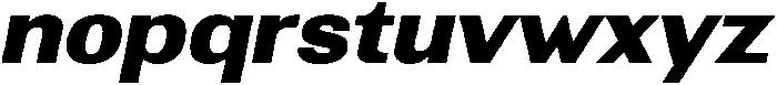 Altavion BlackSemExpIta otf (900) Font LOWERCASE