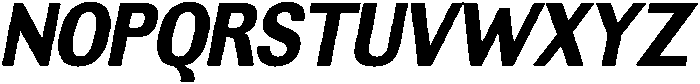 Altavion BlackSemiCondIta otf (900) Font UPPERCASE