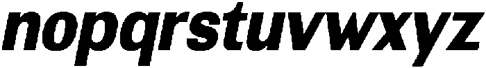 Altavion BlackSemiCondIta otf (900) Font LOWERCASE