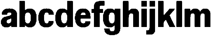 Altavion BlackSemiCondensed otf (900) Font LOWERCASE