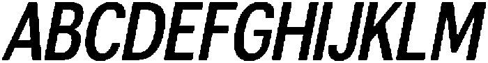 Altavion BoldCondensedItalic otf (700) Font UPPERCASE