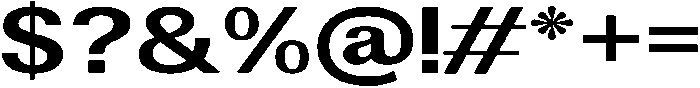 Altavion BoldExpanded otf (700) Font OTHER CHARS