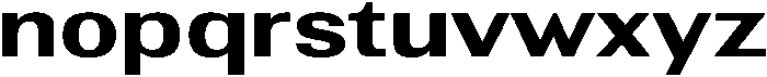 Altavion BoldExpanded otf (700) Font LOWERCASE