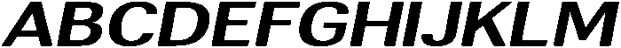 Altavion BoldExpandedItalic otf (700) Font UPPERCASE