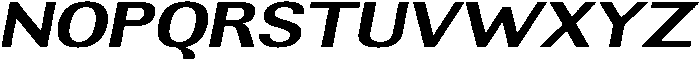 Altavion BoldExpandedItalic otf (700) Font UPPERCASE