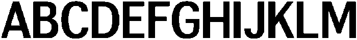 Altavion BoldSemiCondensed otf (700) Font UPPERCASE