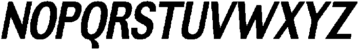 Altavion ExtBdCondIta otf (400) Font UPPERCASE