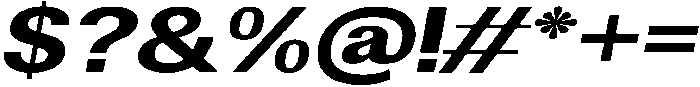 Altavion ExtBdExpIta otf (400) Font OTHER CHARS