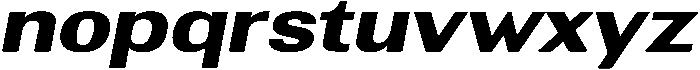 Altavion ExtBdExpIta otf (400) Font LOWERCASE