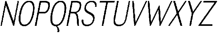 Altavion ExtLtCondIta otf (400) Font UPPERCASE