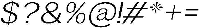 Altavion ExtLtSemExpIta otf (400) Font OTHER CHARS