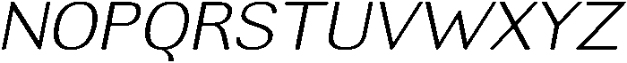 Altavion ExtLtSemExpIta otf (400) Font UPPERCASE