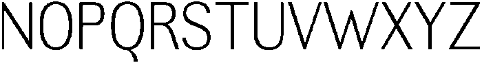Altavion ExtLtSemiCond otf (400) Font UPPERCASE