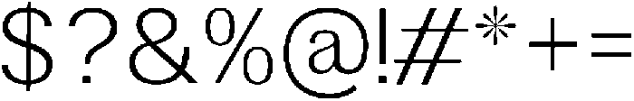 Altavion ExtraLight otf (200) Font OTHER CHARS