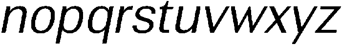 Altavion LightItalic otf (300) Font LOWERCASE