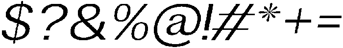 Altavion LightSemExpIta otf (300) Font OTHER CHARS