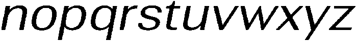 Altavion LightSemExpIta otf (300) Font LOWERCASE